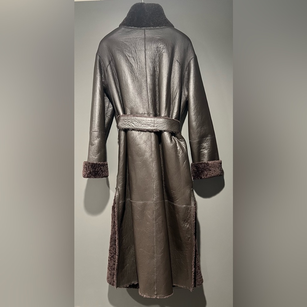 Michael Kors Collection Reversible Shearling Coat… - image 2